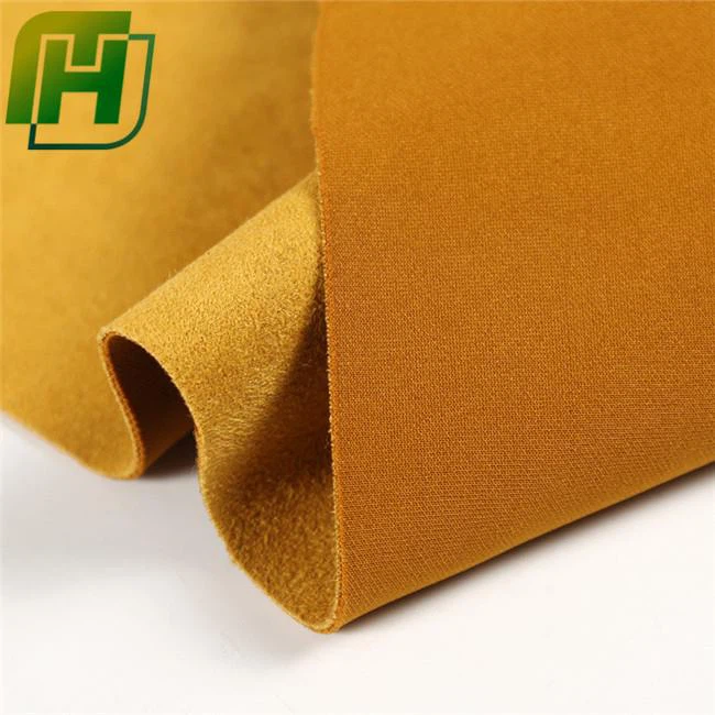 double layer suede fabric 