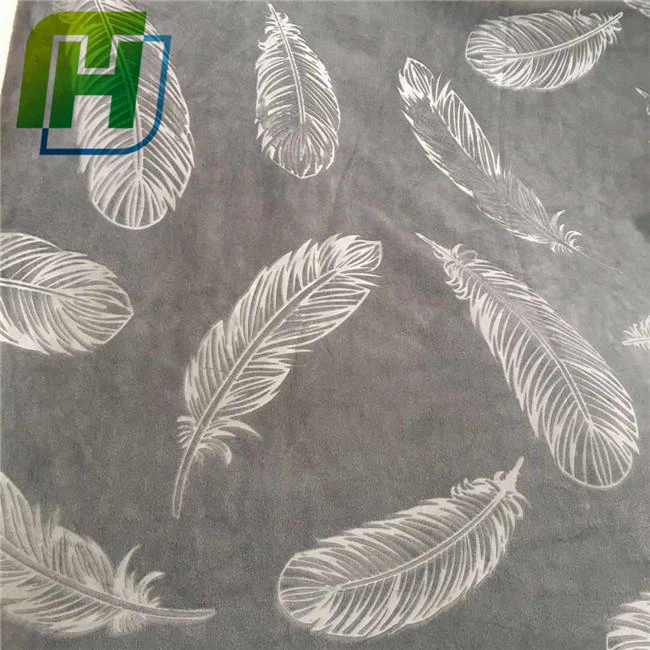 Elegant Smooth Embossed Feather Home Texilte