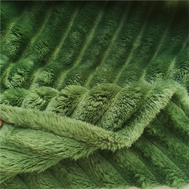 Heavy Fleece Stripe Blanket Fabric